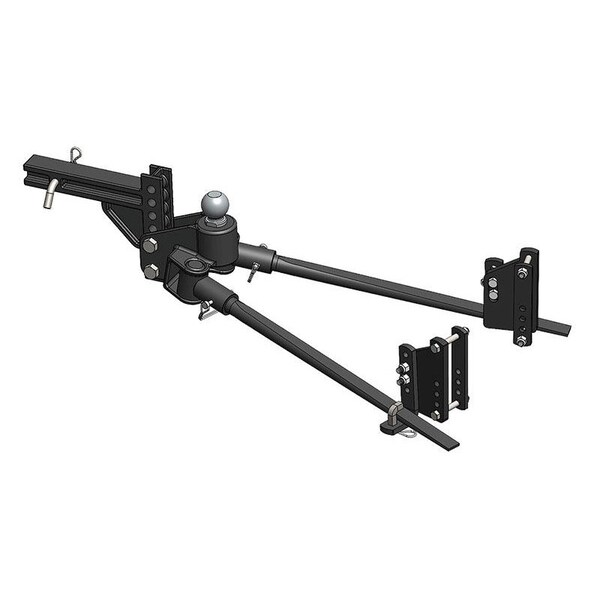 TRACKPRO WEIGHT DISTRIBUTION HITCH, 800 LB. TONGUE WEIGHT CAPACITY